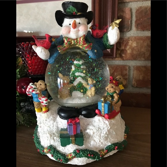 Rare Vintage Frosty The Snowman Musical Water globe - Picture 2 of 10